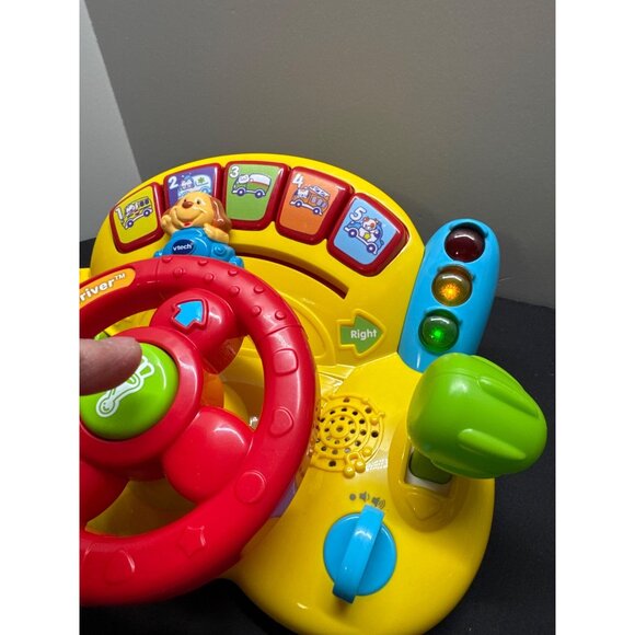 Vtech Turn & Learn Driver Toy With Lights & Sounds - Picture 8 of 10